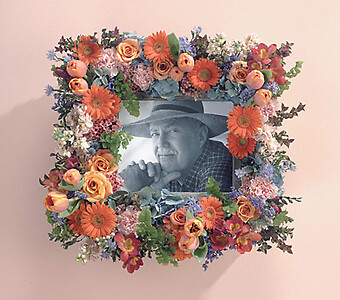 Peach Memorial Picture Frame